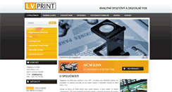 Desktop Screenshot of lvprint.cz